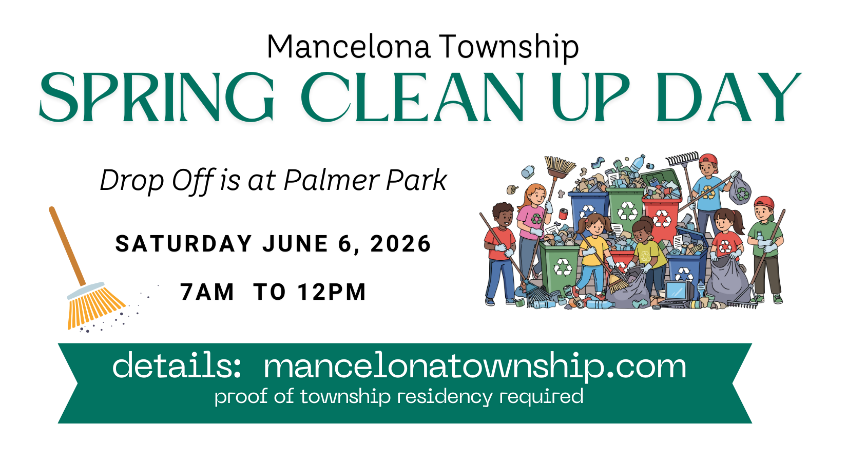 2026 Mancelona Township Clean Up Date June 6